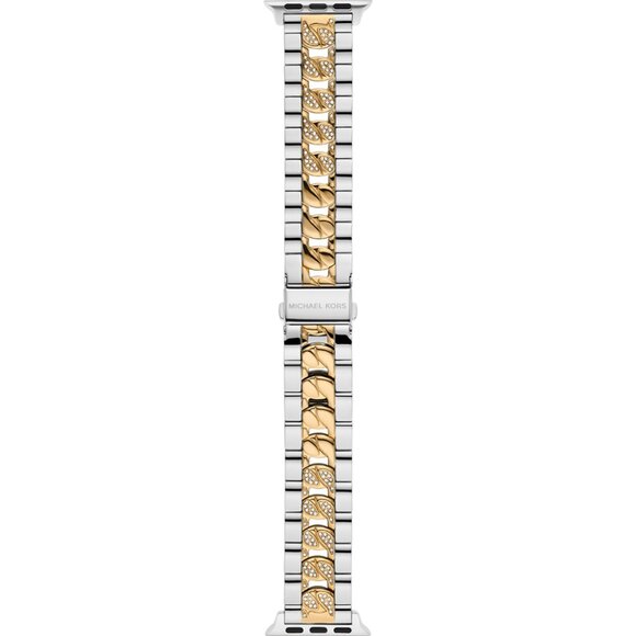 Michael Kors - Two-Tone Stainless Steel Curb Chain Band for Apple Watch - Picture 3 of 6